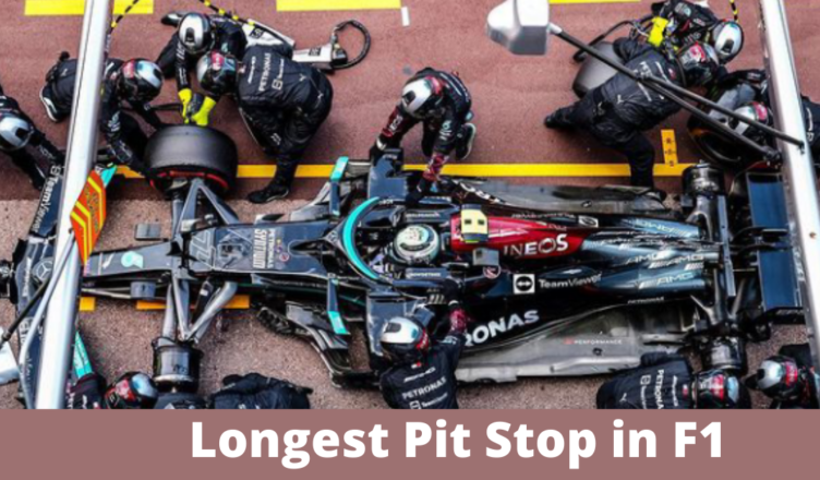 longest pit stop in formula one