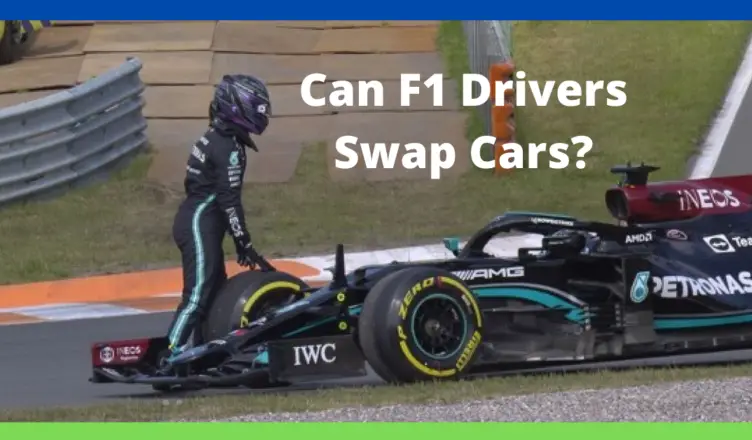 can two f1 drivers swap cars if needed