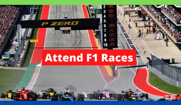 how to attend a formula one race