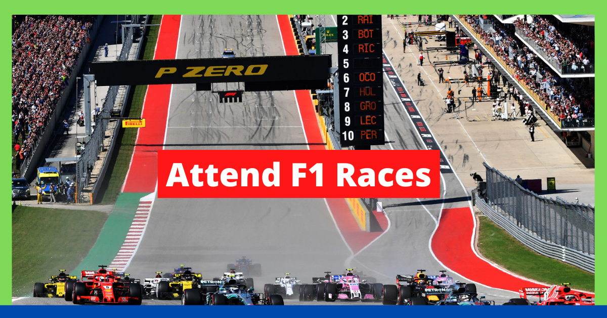 How to Attend a Formula 1 Race Today