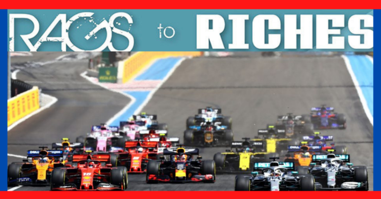 who are the rags to riches formula 1 drivers