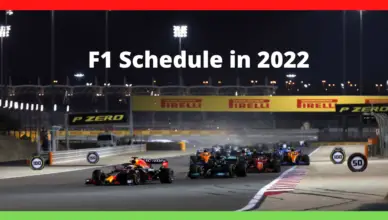 f1 race schedule in 2022
