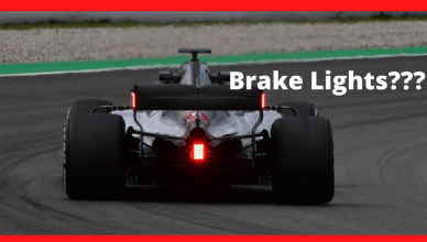 do formula 1 cars have brake lights
