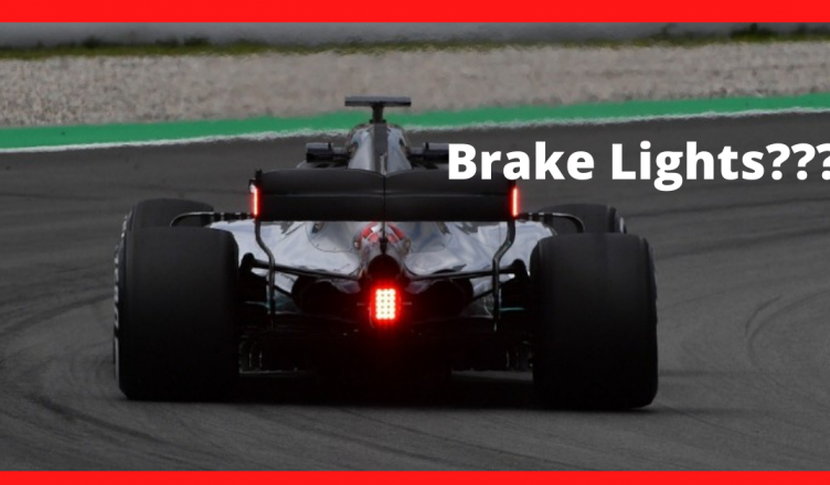 do formula 1 cars have brake lights