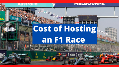 how much does it cost to host an f1 race