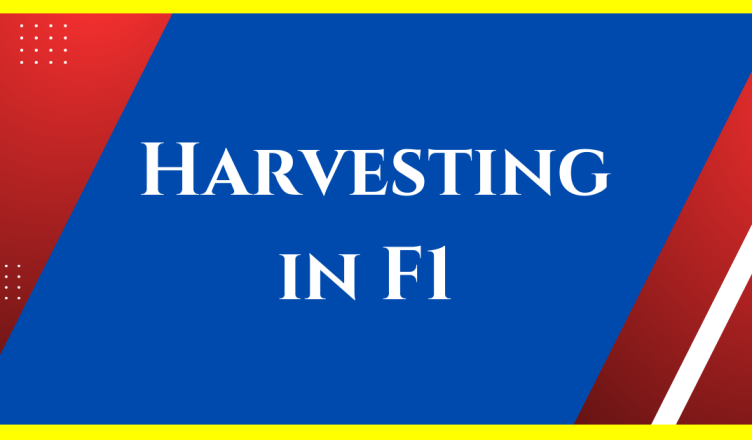 what does harvesting mean in f1