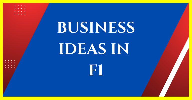 business ideas in formula one