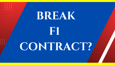 can f1 drivers break contract