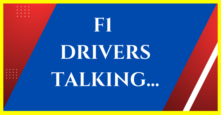 can f1 drivers talk to each other