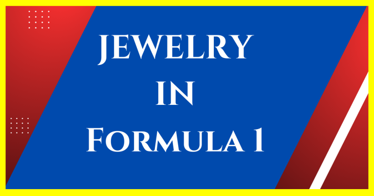 can f1 drivers wear jewelry