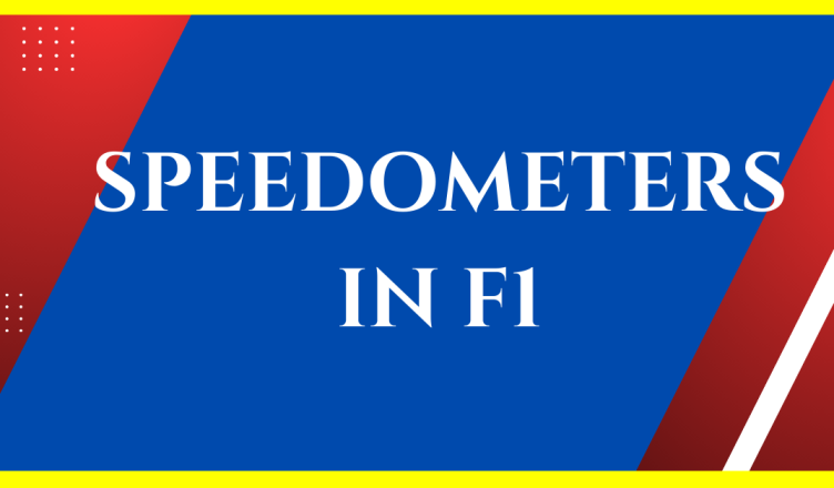 do f1 cars have speedometers