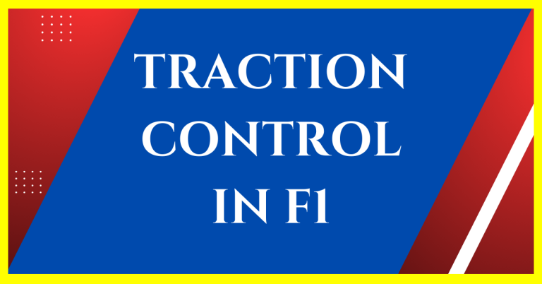 do f1 cars have traction control
