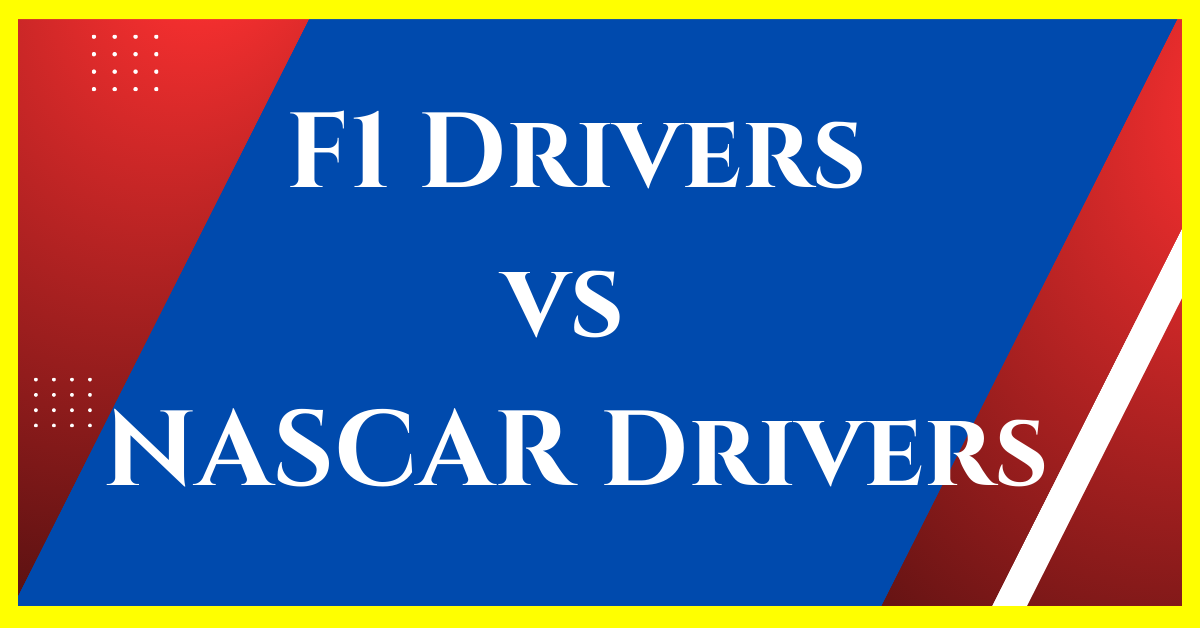 do f1 drivers make more than nascar drivers