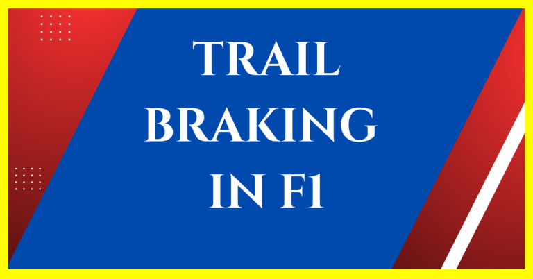 do f1 drivers trail brake