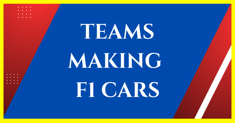 do f1 teams make their own cars