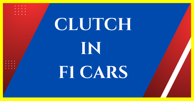 do formula one cars have a clutch
