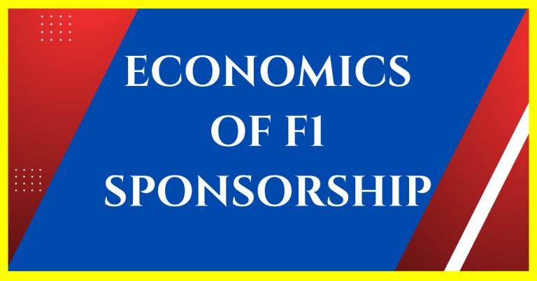 economics of f1 sponsorship