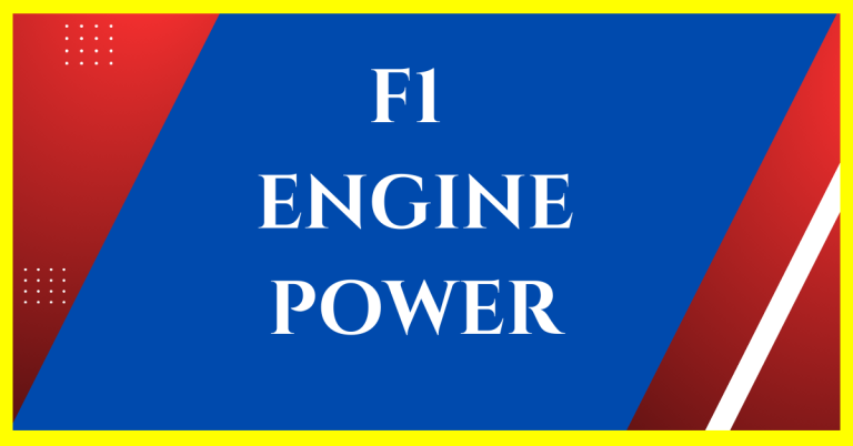 how much power do f1 engines have