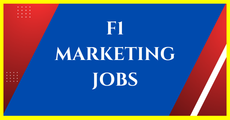 how to get a job in f1 marketing