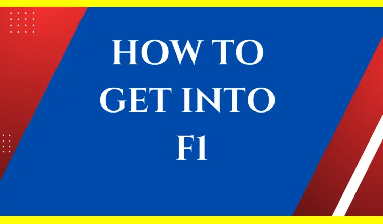 how to get into formula one