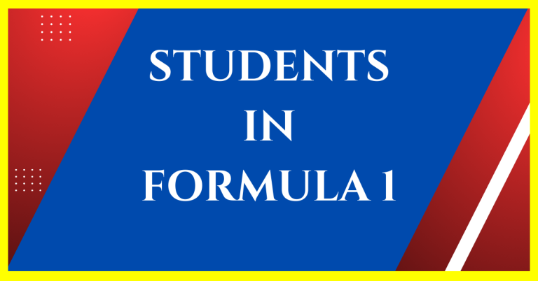 students in formula one