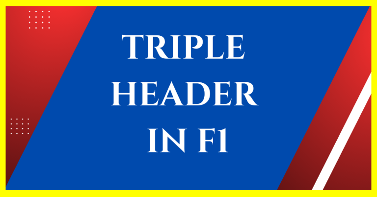 what is a triple header in f1