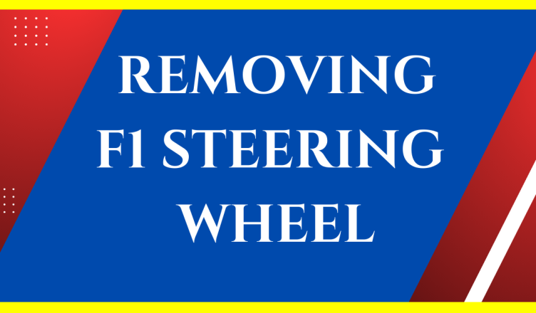 why do f1 drivers remove the steering wheel