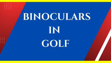 binoculars in golf