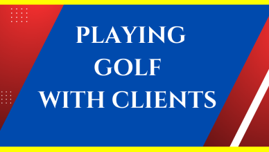how to play golf with clients