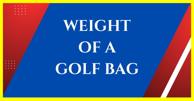 what is the weight of a golf bag