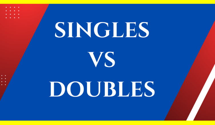 difference between singles and doubles in tennis