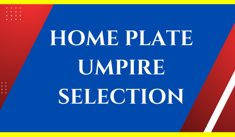 how are home plate umpires selected for baseball games