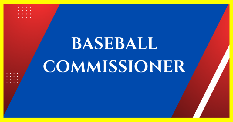 purpose of the baseball commissioner