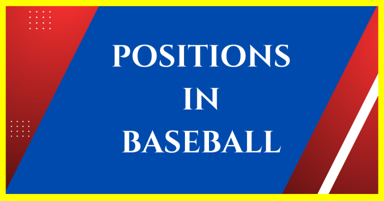 what are the positions in baseball