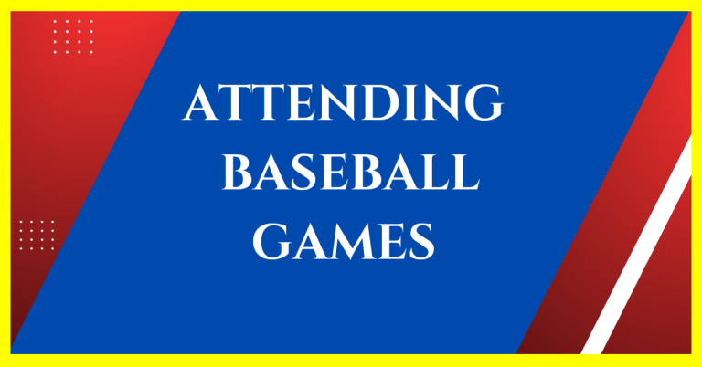 how to attend a baseball game